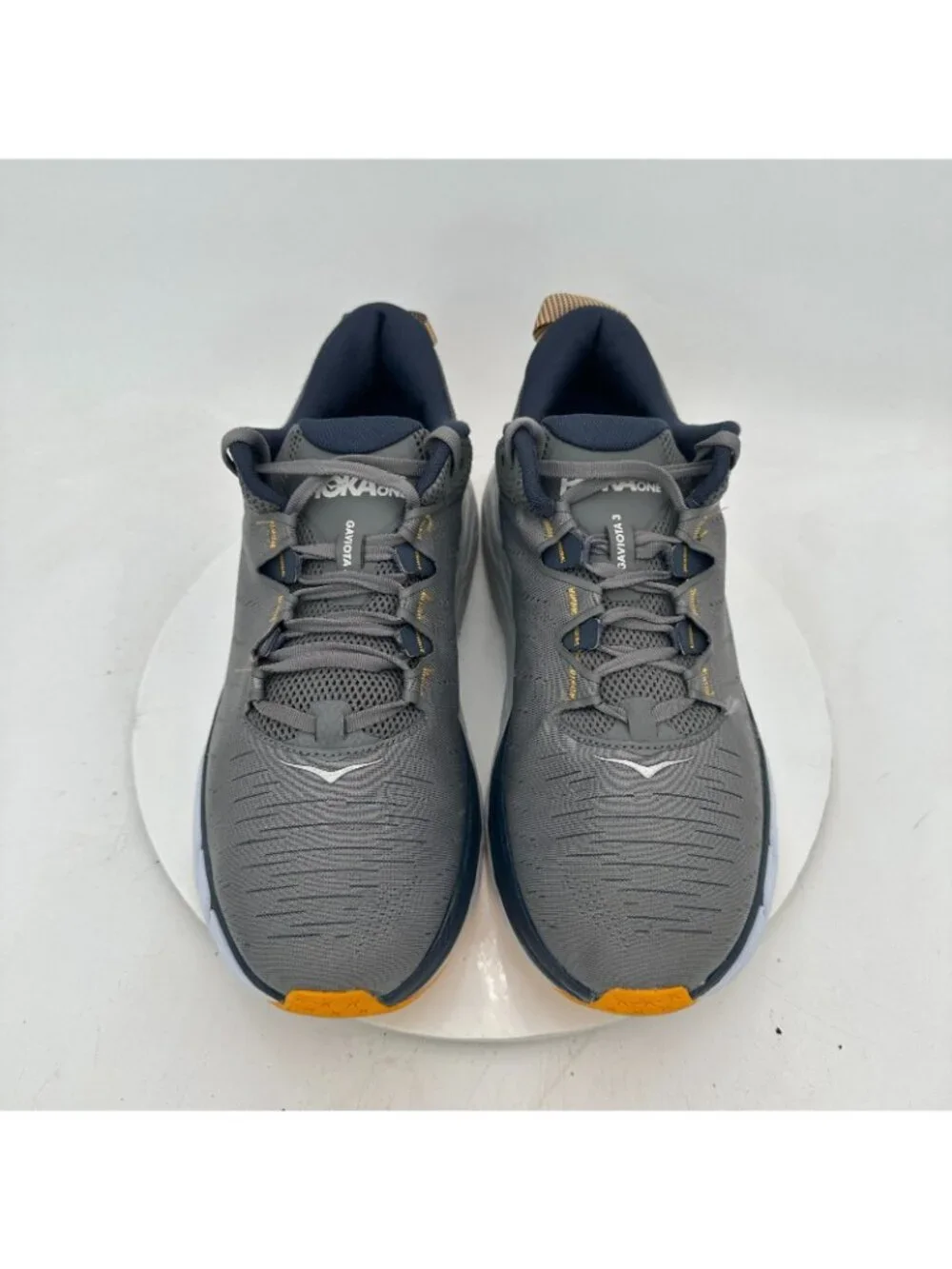 Hoka One One Gaviota 3 Men Size 12.5D 1113520 CGOB Charcoal Gray Ombre Blue Shoe